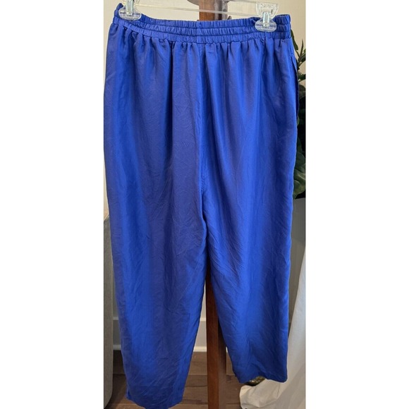 Fuda Sport International Petite M Silk Track Suit 2 Piece Set Blue Multicolor - Picture 6 of 6